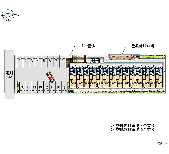 ★手数料０円★西脇市野村町 月極駐車場